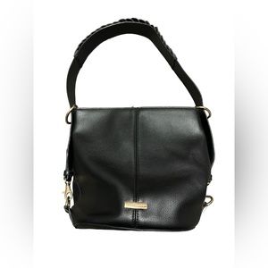 Black Leather Shoulder Bag